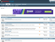 Tablet Screenshot of forums.freshershome.com